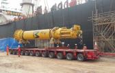 WSS UAE Move 123 ton Hydraulic Hammer & Accessories from Abu Dhabi to Hamburg