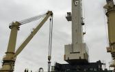 Europe Cargo Handle Difficult Loading of Fully Erected Crane