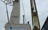 Europe Cargo Handle Difficult Loading of Fully Erected Crane