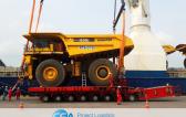 CEA Project Logistics Takes Care of Big Komatsu Trucks