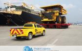 CEA Project Logistics Takes Care of Big Komatsu Trucks