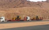 Paragon Saudi Services Handle Move of 22 CAT Diggers to Jordan