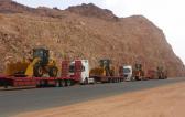 Paragon Saudi Services Handle Move of 22 CAT Diggers to Jordan