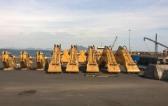 Cuchi Ship CAT Excavators from Singapore to Vietnam