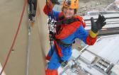 PCN President Abseils 100m to raise funds for The Dream Trust