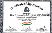 Express Global Logistics Awarded Certificate of Appreciation from Indian Customs