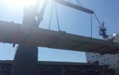 Delta Maritime Deliver OOG Construction Structures to Northern Greece