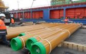 W.I.S. Italy Report the Shipping of Pipes in Huge Ongoing Project