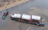 FREJA Successfully Handle Another Transport of Evaporation Units