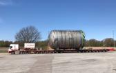 FREJA Successfully Handle Another Transport of Evaporation Units