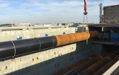 Europe Cargo Discharge Large Pipes for New Jetty