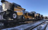 CF&S Transporting 50 Sampo Harvesters by Rail