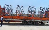 First Global Logistics Ship Crane Parts to Belgium