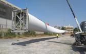 Delta Maritime Take Receipt of Windmill Blades in Greece