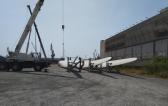 Delta Maritime Take Receipt of Windmill Blades in Greece