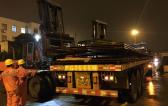 Columbia Pro-Rail Transport Services Load Steel Plates in Shanghai