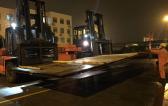 Columbia Pro-Rail Transport Services Load Steel Plates in Shanghai