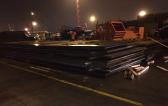 Columbia Pro-Rail Transport Services Load Steel Plates in Shanghai