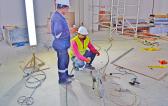 MIS Perform Lifting & Installation of Large Glass Panel