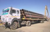 EXG Handle Breakbulk Shipment of 850 Large Pipes