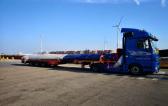 Europe Cargo with Loading of Pipes