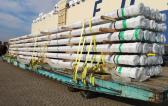 Europe Cargo with Loading of Pipes