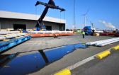 Europe Cargo with Loading of Pipes