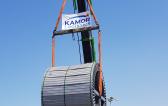 Kamor Logistics Delivers First Lot of High Voltage Cable Drums