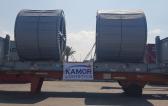 Kamor Logistics Delivers First Lot of High Voltage Cable Drums