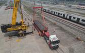 Megalift Deliver for MRT Railway Project in Malaysia