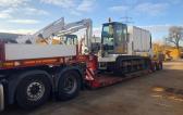 Livo Logistics with Transport of Construction Equipment