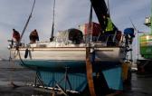 Europe Cargo Discharge Sailboat