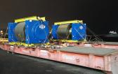 KGE Baltic with Transport of 2 Heavy Valves for Mining Industry