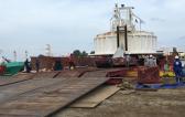 Megalift Construct Beach Landing Jetty for Delivery of SPM Buoy