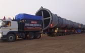 EXG Moves Massive Columns from West to North India