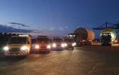 Heavy Load Service Transport Tanks to Industrial Site