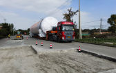 Topline Express Logistics Deliver Vacuum Tank