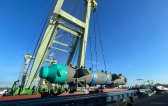 Europe Cargo Handle 253-Ton Heat Exchanger in Antwerp