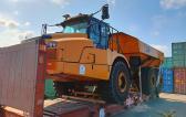 Afriguide Logistics Ship CAT Trucks from Durban to Madagascar