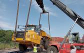 Afriguide Logistics Ship CAT Trucks from Durban to Madagascar