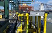 Europe Cargo Move Kalmar Hybrid Straddle Carriers to Antwerp