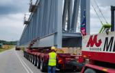 Megalift with Extraordinary Transport of 110m-Long Beam
