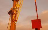 Europe Cargo Handle Transshipment Breakbulk Operation of Steel Pillars
