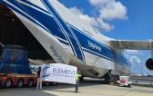 Element International with Full Air Charter of Mining Equipment