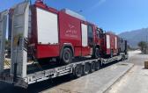 Seven Seas Jordan Deliver 32 Fire Fighting Trucks to Baghdad