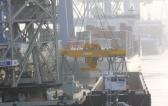 Gebrüder Weiss Handle Gantry Crane Bound for China