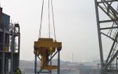 Gebrüder Weiss Handle Gantry Crane Bound for China