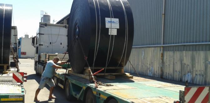 Delta Maritime Transport Conveyor Belts from Greece to England
