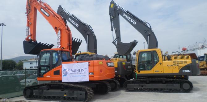 Element Handle Shipment of Excavators from South Korea