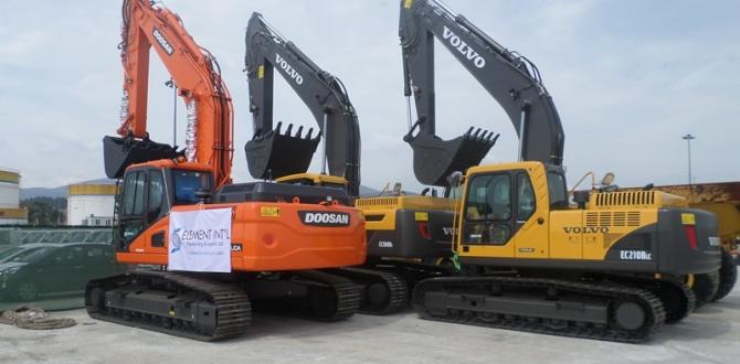 Element Handle Shipment of Excavators from South Korea